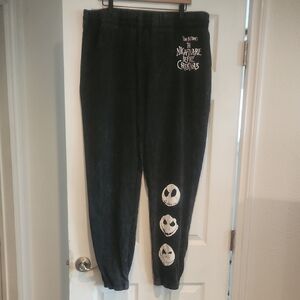 Disney Sz XL Unisex Nightmare Before Christmas Jack Skellington Sweats Mineral